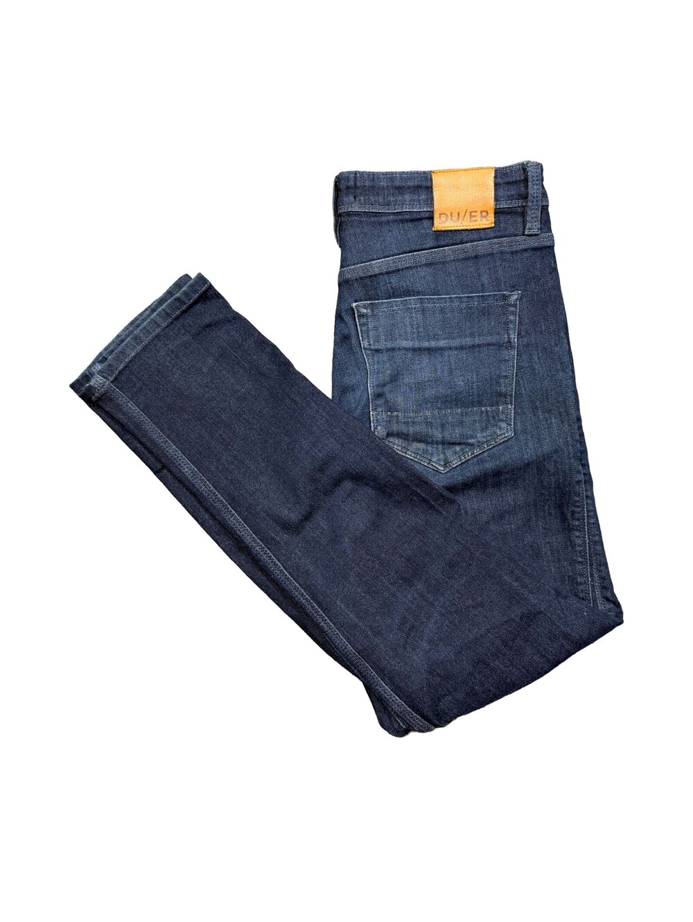 DUER L2X Slim Fit Jeans Mens 32x32 Dark Blue Stretch Performance Denim Pants